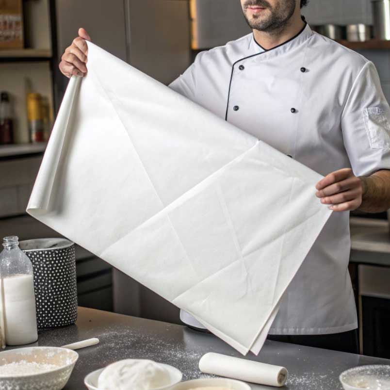 PFAS-free baking paper sheets